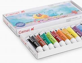 CAMEL WATER COLOUR TUBE 12 SHADE