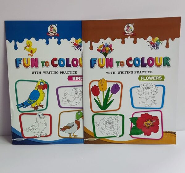 COLOURING BOOK FUN TO COLOUR - Image 2