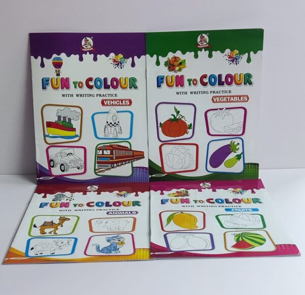 COLOURING BOOK FUN TO COLOUR