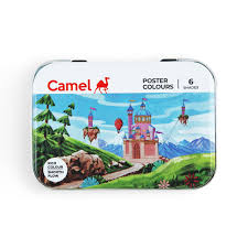 CAMEL POSTER COLOUR  6SHADE